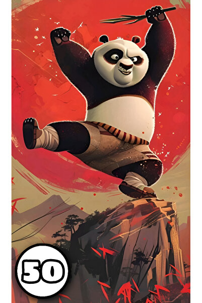 Kung-Fu Panda Βιβλίο ζωγραφικής, 50 εικονογραφήσεις Kung Fu Panda, A4