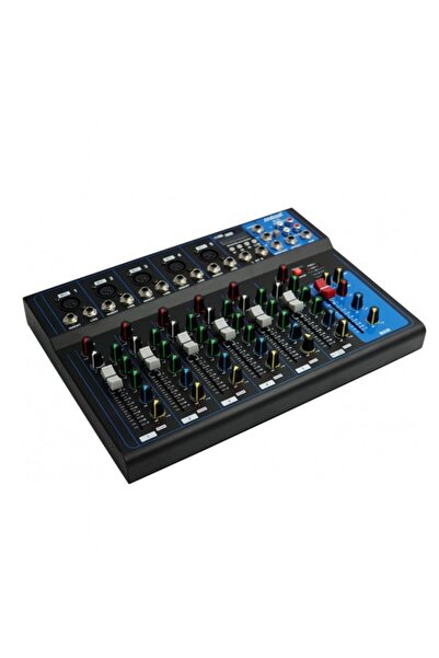 Andowl Επαγγελματικός μίκτης ήχου USB 7 καναλιών Q-7L