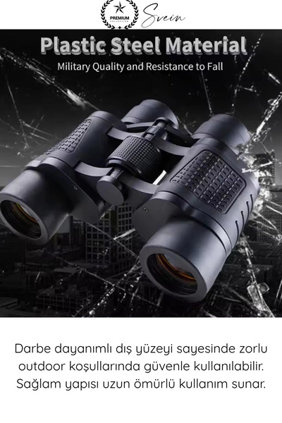 Svein #Dürbün Profesyonel HD Gece Görüşlü El Dürbünü 80x80 Uzun Menzilli Avcılık Kamp Doğa Kuş Gözlem Teleskop Yüksek Büyütme Güçlü Optik Seyahat Balıkçılık Konser Spor Etkinlikleri İçin