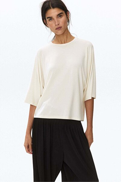 H&M Batwing-sleeved viscose top