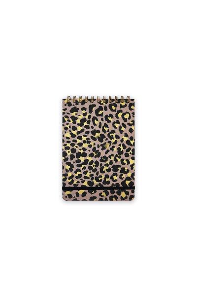 Episode A5 Spiral Bound Leopard - Classic Gold