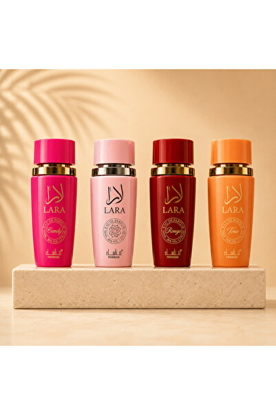 MANASIK SET 4 PARFUMURI DE DAMĂ 100 ML - LARA CANDY + LARA TOUS + LARA PINK +...