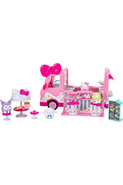 Squishmallows Squish-a-longs Hello Kitty & Friends Hello Kitty Cafe Truck Pla...