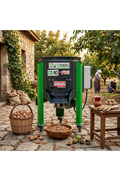 Yeşil Makina Cs 90-d Devir Ayarlı Ceviz Soyma Makinesi
