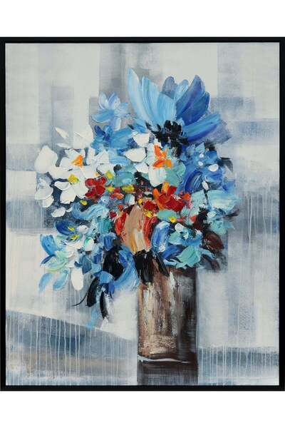 Crestview Collection Flower Vase Handmade Oil Painting