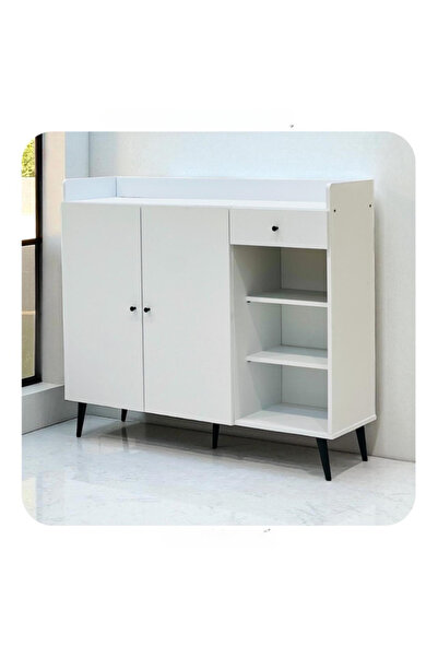 DEC39 Multi-Purpose Wooden Storage and Organization Cabinet with 2 Doors and ...