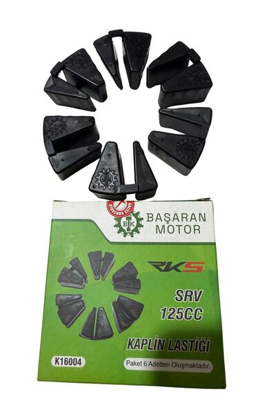 Genel Markalar RKS SRV 125 Uyumlu Arka Jant Kaplin Lastiği (6'lı Set) – SBR +...