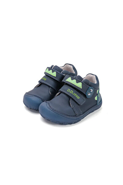 D.D.step DD Step Pantofi Barefoot pentru Băieți, din Piele, Primii Pași, Alba...