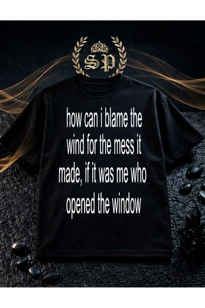 StartMore How can i blame the Vintage Y2K Tee %100 Coton Tişört