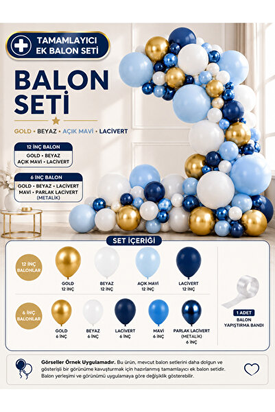 HAPPYLOOPPARTY Hastane Oda Süsleme Ek Balon Seti 40 Adet 12 inç 6 inç Karışık...