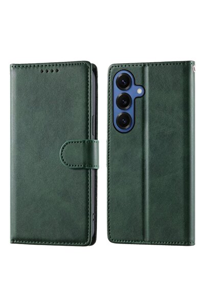 OEM Θήκη-Πορτοφόλι με Βάση Στήριξης για Samsung Galaxy S26+ Plus - Πράσινο το...