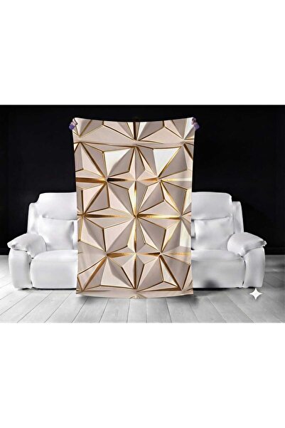 Elmas Dizayn تصميم خاص من ماركة مميزة، بطانية سرير تلفزيونية مقاس 150x220 سم،...