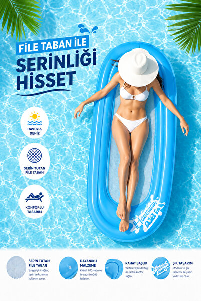 Onetick File Tabanlı Şişme Deniz Yatağı – Havuz ve Deniz