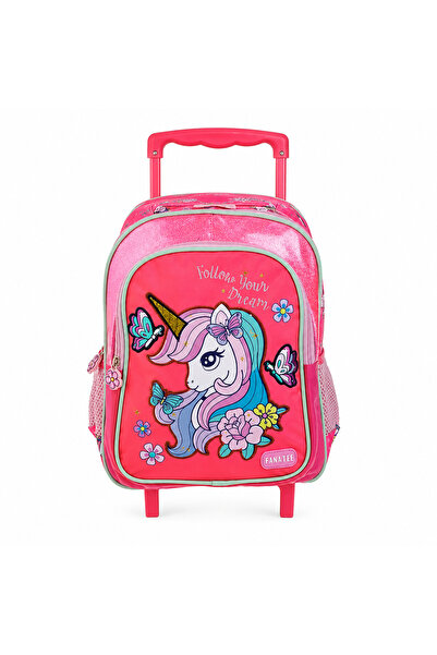 Fanatee Ghiozdan Troler Gradinita Fucshia Unicorn
