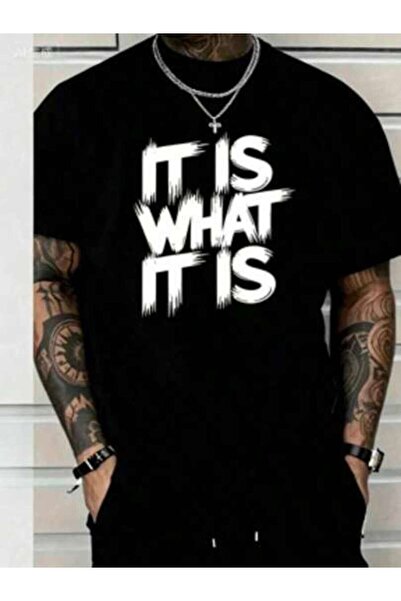 45 BPM Men's Fashionable Printed Loose Short Sleeve T-Shirt Exquisite Design ...