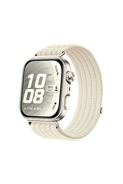 Techsuit Υφασμάτινο Λουράκι Μπεζ (Huawei Watch Fit 5)