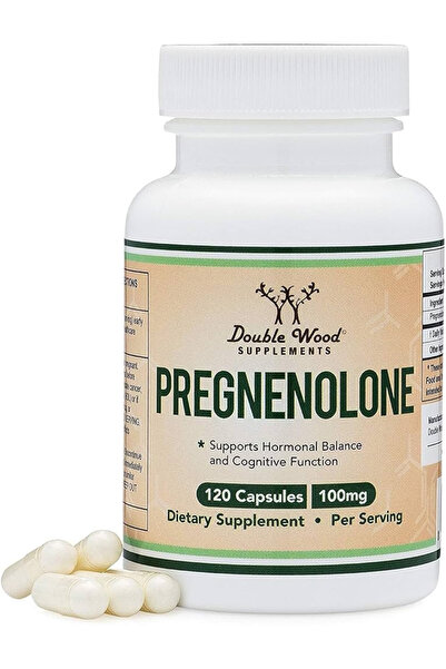 Generic Brand Double Wood Pregnenolone to Boost Levels 120 Caps
