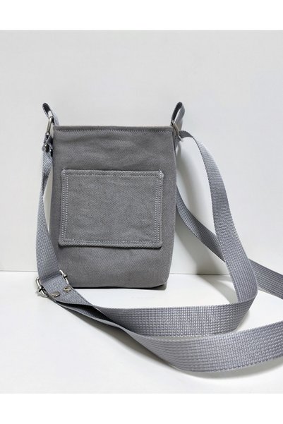 minart design Denim Small Messenger Bag with Front Pocket
