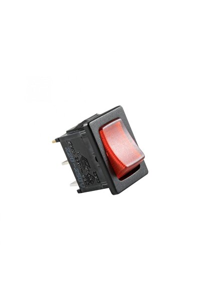 Somogyi Elektronic Διακόπτης 250V 6A με κόκκινη λάμπα συγκράτησης 1 κύκλωμα 2...