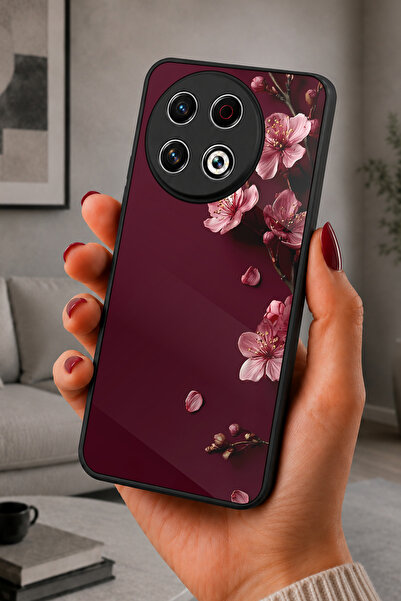 TECNO Spark 30 Pro Uyumlu BaharDalı Desenli Kamera Korumalı Darbelere Dayanık...