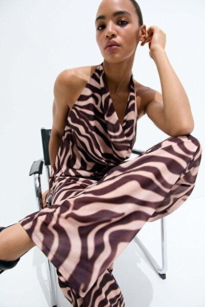 H&M Printed pull-on trousers