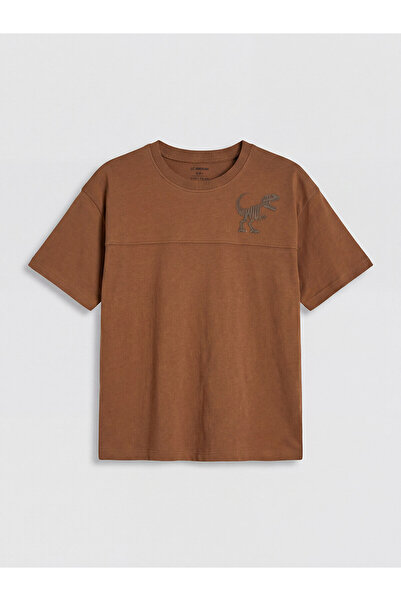 LC Waikiki Original Embroidered Boys' T-Shirt
