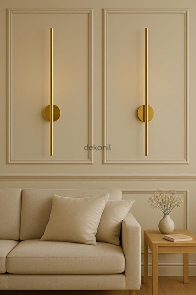Dekonil Gold Lindis Şarjlı Kablosuz LED Aplik