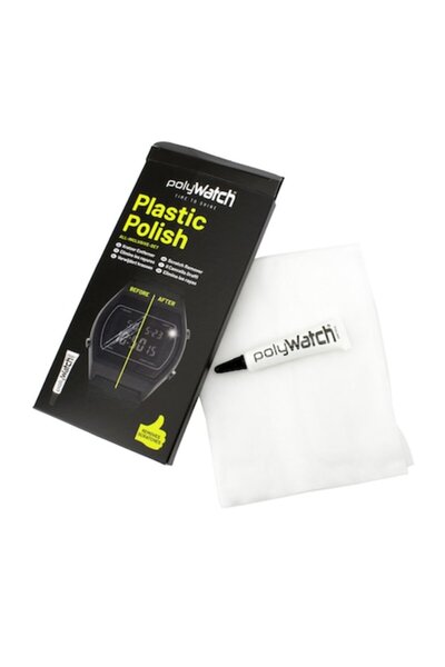 POLYWATCH plastic scratch removal paste with cloth