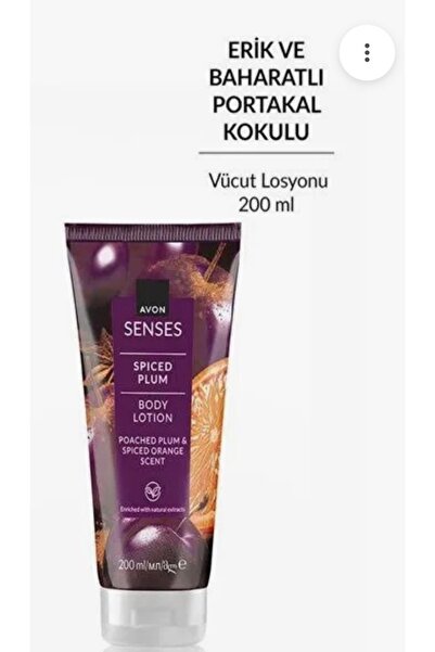 AVON senses spıced plum nemlendirici vucüt losyon 200 ml