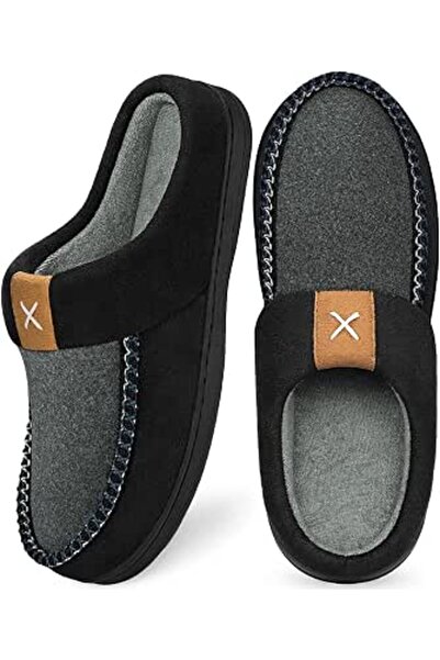 GENERAL Homitem Spm01 mens Slipper | Wool-Like Plush Fleece Lined Comfy Warm ...