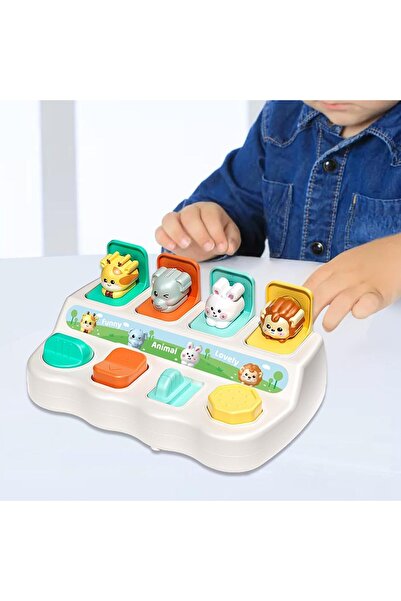 Generic YLMKDE Interactive Pop Up Animal Toys for Toddlers, Baby Toys 12-18 M...