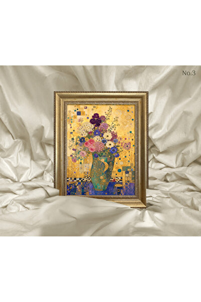 Vetro Design Art Nouveau - Cveće u vazi uokvireno Ta