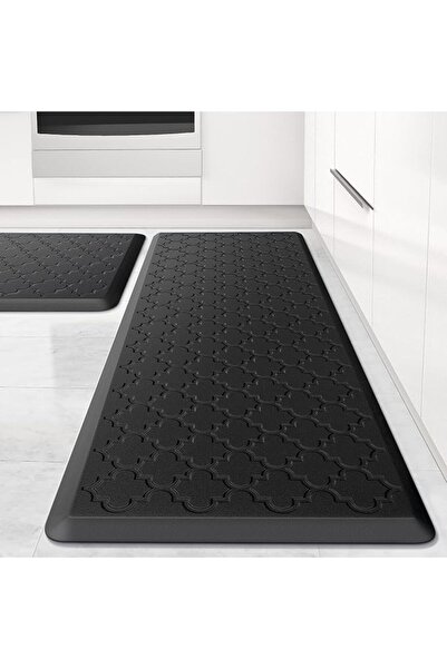 Ofrdncy Kitchen Mat [2 PCS] Extra thick 12mm Cushioned Anti-Fatigue Floor Mat...