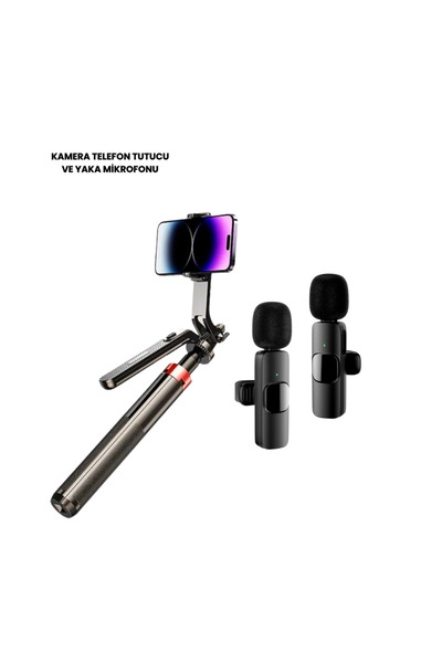 OSKA GLOBAL Npl2S Tripod +K11 Lavalier Microphone Set