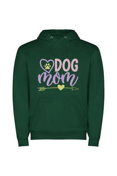 iLovePrints Pawsome Love Enthusiast Φούτερ με κουκούλα σε χρώμα Πράσινο