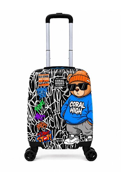 Coral Erkek Çocuk Art Desen Mini Valiz ÇOK RENKLİ