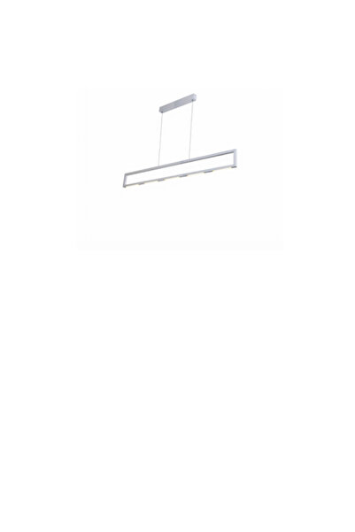 Siera Linear Bar Pendant Rectangular White P 0147