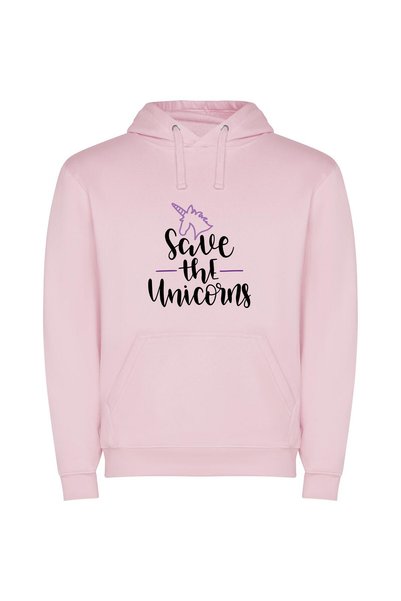 iLovePrints Enchanting Unicorn Conservation Design Φούτερ με κουκούλα σε χρώμ...