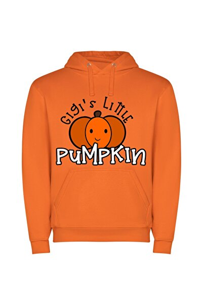 iLovePrints Pumpkin Haven: Halloween Harvest Φούτερ με κουκούλα σε χρώμα Πορτ...
