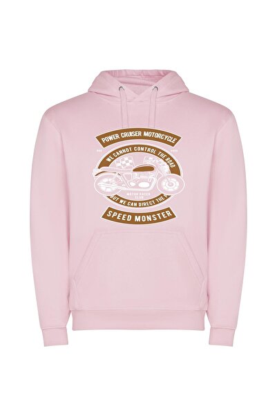 iLovePrints Helmeted Control: Motorcycle Elegance Φούτερ με κουκούλα σε χρώμα...