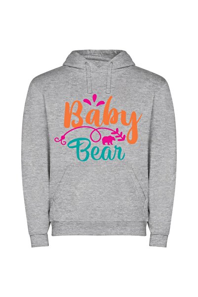 iLovePrints Whimsical Illustrator Trademark: Baby Bear Safari Φούτερ με κουκο...