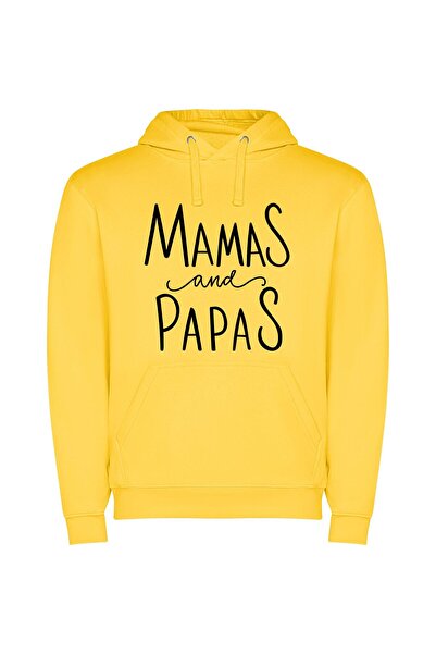 iLovePrints Artists' Parental Tribute Φούτερ με κουκούλα σε χρώμα Κίτρινο