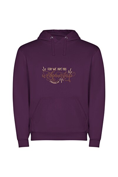 iLovePrints Divine Craftsmanship: Inspired Elegance Φούτερ με κουκούλα σε χρώ...