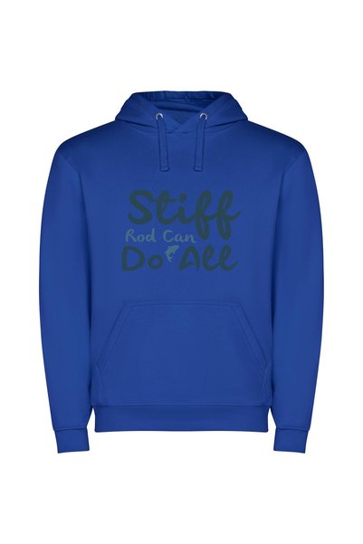 iLovePrints Elegant Script Showcase Φούτερ με κουκούλα σε χρώμα Μπλε