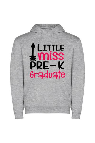iLovePrints Future Grad in Handwriting Φούτερ με κουκούλα σε χρώμα Γκρι