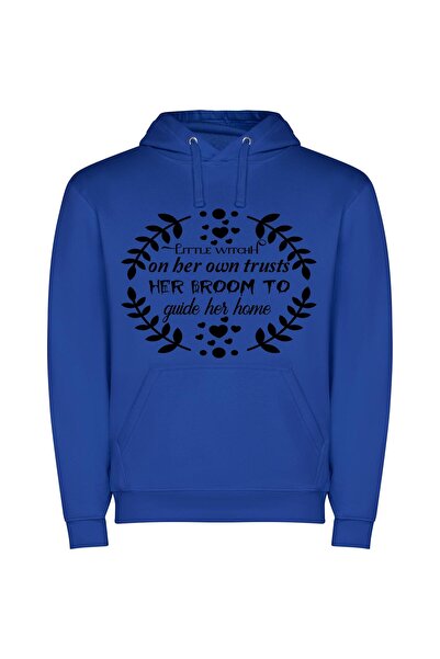 iLovePrints Magic Guided Home Φούτερ με κουκούλα σε χρώμα Μπλε