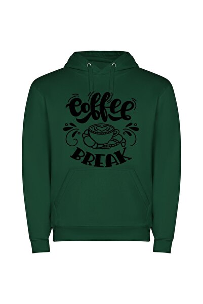 iLovePrints Caffeine Sketch: A Black & White Coffee Break Φούτερ με κουκούλα ...