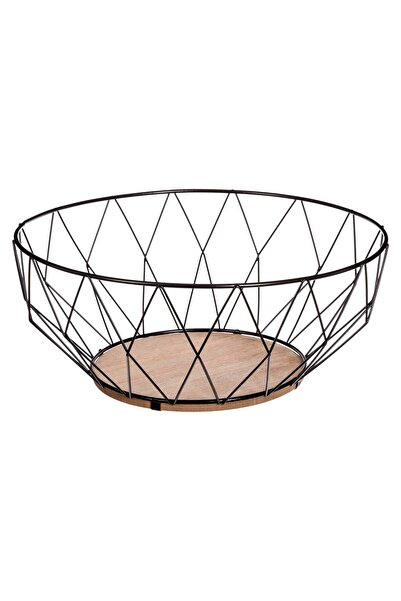FİVE Coș metalic 28 cm, Negru - Losange