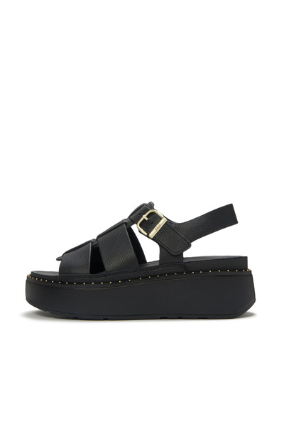 Fitflop Women's Gen-FF Max Tumbled-Leather Fisherman Sandals