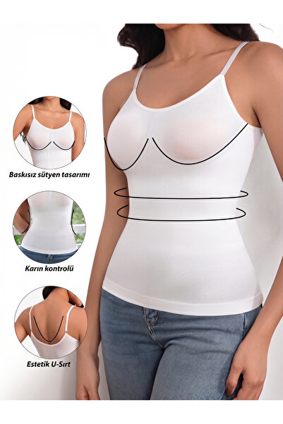 MİSTİRİK Fastelo Knitted Model with Adjustable Straps, Soft and Flexible Body...
